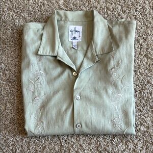 Guy Harvey Green Casual Button Down Shirt